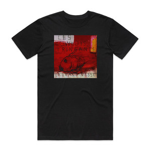 Les Cowboys Fringants La Grand Messe Album Cover T-Shirt Black Les Cowboys Fringants La Grand Messe Album Cover T-Shirt Black