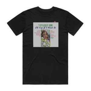 Lesley Gore Ill Cry If I Want To Album Cover T-Shirt Black