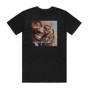 Louis Armstrong What A Wonderful World 1 Album Cover T-Shirt White