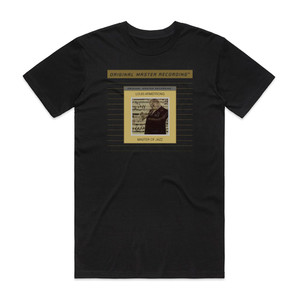 Louis Armstrong Storyville Masters Of Jazz Volume 1 Louis Armstrong Live In Album Cover T-Shirt Black