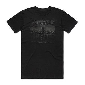 Lover Under Cover Into The Night Album Cover T-Shirt Black Lover Under Cover Into The Night Album Cover T-Shirt Black