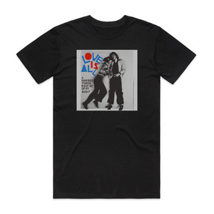 Love Is All A Hundred Things Keep Me Up At Night Album Cover T-Shirt Black Love Is All A Hundred Things Keep Me Up At Night Album Cover T-Shirt Black