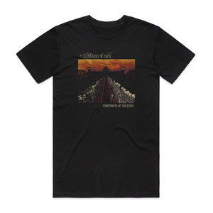 Leftover Crack Constructs Of The State Album Cover T-Shirt Black Leftover Crack Constructs Of The State Album Cover T-Shirt Black