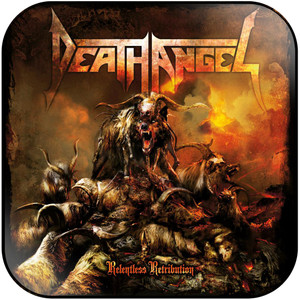 Death Angel Relentless Retribution Album Cover Sticker Death Angel Relentless Retribution Album Cover Sticker