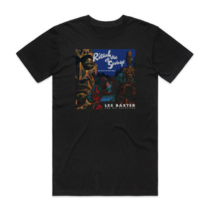 Les Baxter Ritual Of The Savage Album Cover T-Shirt Black Les Baxter Ritual Of The Savage Album Cover T-Shirt Black