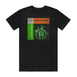 Leo Moracchioli Ring Of Fire Metal Version Album Cover T-Shirt Black Leo Moracchioli Ring Of Fire Metal Version Album Cover T-Shirt Black