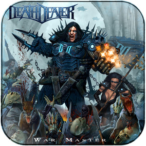 Death Dealer War Master Album Cover Sticker Death Dealer War Master Album Cover Sticker