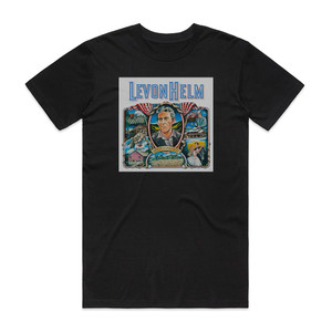 Levon Helm American Son Album Cover T-Shirt Black Levon Helm American Son Album Cover T-Shirt Black