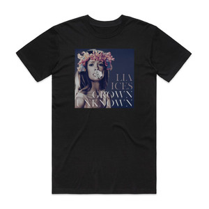 Lia Ices Grown Unknown Album Cover T-Shirt Black