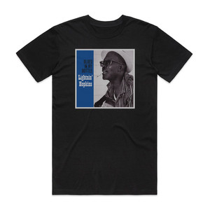 Lightnin Hopkins Blues In My Bottle Album Cover T-Shirt Black