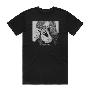 Ladyhawke Black White Blue Album Cover T-Shirt Black