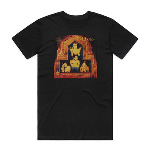 Live Mental Jewelry 25Th Anniversary Edition Album Cover T-Shirt Black Live Mental Jewelry 25Th Anniversary Edition Album Cover T-Shirt Black