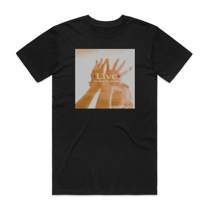 Live We Deal In Dreams Album Cover T-Shirt Black Live We Deal In Dreams Album Cover T-Shirt Black