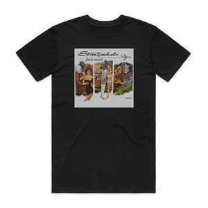 Los Straitjackets Jet Set Album Cover T-Shirt Black Los Straitjackets Jet Set Album Cover T-Shirt Black