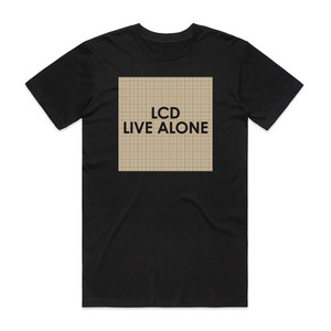 LCD Soundsystem Live Alone Album Cover T-Shirt Black