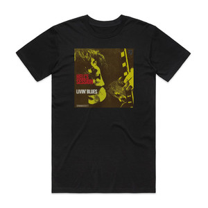 Livin Blues Hells Session Album Cover T-Shirt Black Livin Blues Hells Session Album Cover T-Shirt Black