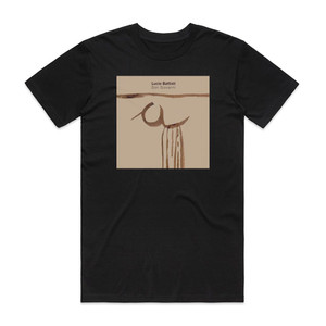 Lucio Battisti Don Giovanni Album Cover T-Shirt Black Lucio Battisti Don Giovanni Album Cover T-Shirt Black