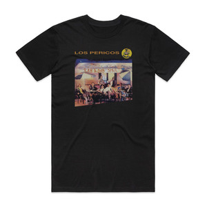 Los Pericos Rab A Dab Stail Album Cover T-Shirt Black Los Pericos Rab A Dab Stail Album Cover T-Shirt Black
