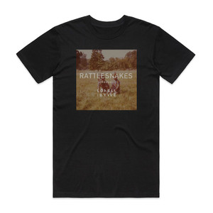 Lonely the Brave Rattlesnakes Album Cover T-Shirt Black