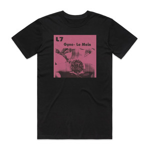 L7 Gyne Lo Mein Album Cover T-Shirt Black