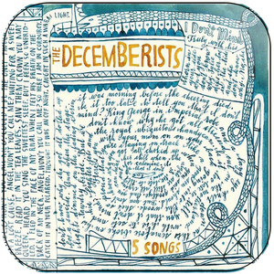 The Decemberists 5 Songs Album Cover Sticker