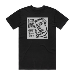 Leo Kottke Great Big Boy Album Cover T-Shirt Black Leo Kottke Great Big Boy Album Cover T-Shirt Black