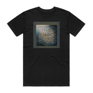 Leonard Rosenman The Lord Of The Rings Album Cover T-Shirt Black Leonard Rosenman The Lord Of The Rings Album Cover T-Shirt Black