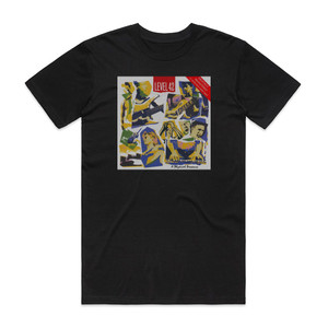 Level 42 A Physical Presence Album Cover T-Shirt Black Level 42 A Physical Presence Album Cover T-Shirt Black