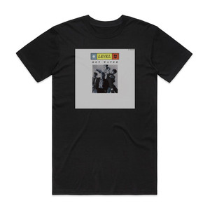 Level 42 Hot Water Album Cover T-Shirt Black Level 42 Hot Water Album Cover T-Shirt Black