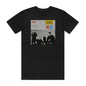 Level 42 Lessons In Love 2 Album Cover T-Shirt Black Level 42 Lessons In Love 2 Album Cover T-Shirt Black