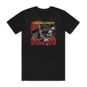 Leningrad Cowboys Zombies Paradise Album Cover T-Shirt Black Leningrad Cowboys Zombies Paradise Album Cover T-Shirt Black