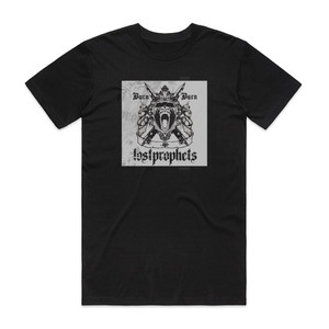 Lostprophets Burn Burn 1 Album Cover T-Shirt Black Lostprophets Burn Burn 1 Album Cover T-Shirt Black