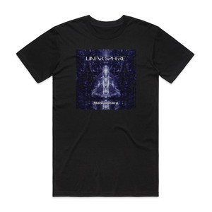 Linear Sphere Manvantara Album Cover T-Shirt Black Linear Sphere Manvantara Album Cover T-Shirt Black