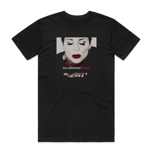 Lisa Stansfield Deeper Album Cover T-Shirt Black