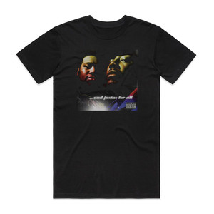 Little Brother And Justus For All Album Cover T-Shirt Black Little Brother And Justus For All Album Cover T-Shirt Black