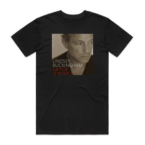 Lindsey Buckingham Gift Of Screws Ep Album Cover T-Shirt Black Lindsey Buckingham Gift Of Screws Ep Album Cover T-Shirt Black