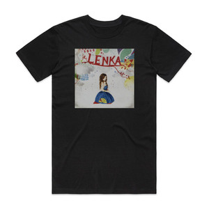Lenka Lenka Album Cover T-Shirt Black Lenka Lenka Album Cover T-Shirt Black