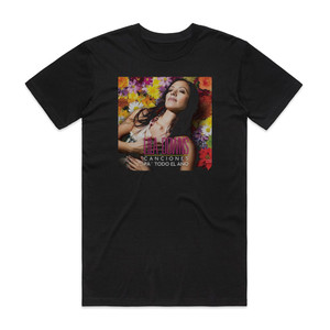 Lila Downs Canciones Pa Todo El Ao Album Cover T-Shirt Black Lila Downs Canciones Pa Todo El Ao Album Cover T-Shirt Black