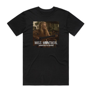 Miss Montreal Addicted To Crying Album Cover T-Shirt Black Miss Montreal Addicted To Crying Album Cover T-Shirt Black