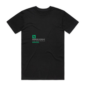 Markus Schulz The New World Album Cover T-Shirt Black Markus Schulz The New World Album Cover T-Shirt Black