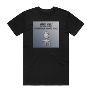 Markus Schulz The New World 3 Album Cover T-Shirt Black Markus Schulz The New World 3 Album Cover T-Shirt Black
