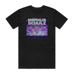 Markus Schulz The Spiritual Gateway Album Cover T-Shirt Black Markus Schulz The Spiritual Gateway Album Cover T-Shirt Black