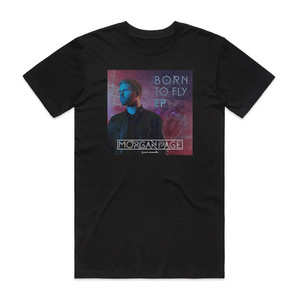 Morgan Page Born To Fly Album Cover T-Shirt Black Morgan Page Born To Fly Album Cover T-Shirt Black