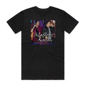 Matheus and Kauan Mundo Paralelo Ao Vivo Album Cover T-Shirt Black Matheus and Kauan Mundo Paralelo Ao Vivo Album Cover T-Shirt Black