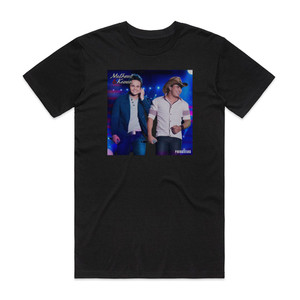 Matheus and Kauan Paraquedas Album Cover T-Shirt Black Matheus and Kauan Paraquedas Album Cover T-Shirt Black
