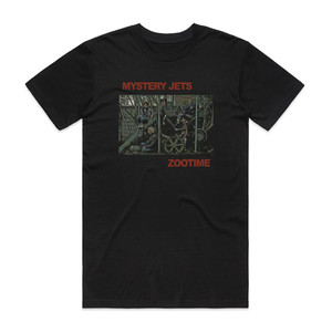 Mystery Jets Zootime Album Cover T-Shirt Black Mystery Jets Zootime Album Cover T-Shirt Black
