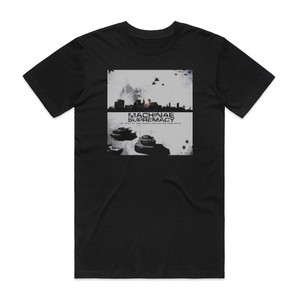 Machinae Supremacy The Beat Of Our Decay Album Cover T-Shirt Black Machinae Supremacy The Beat Of Our Decay Album Cover T-Shirt Black