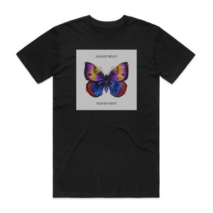 Maggie Reilly Heaven Sent Album Cover T-Shirt Black Maggie Reilly Heaven Sent Album Cover T-Shirt Black