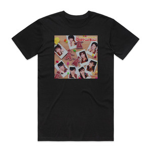 Morning Musume 75 1 Album Cover T-Shirt Black Morning Musume 75 1 Album Cover T-Shirt Black
