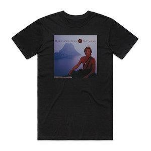 Mike Oldfield Voyager Album Cover T-Shirt Black